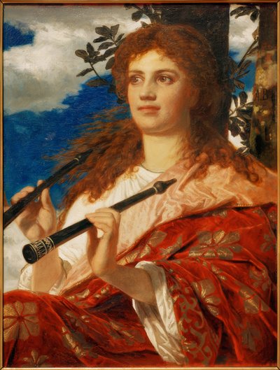 The Muse of Anacreon by Arnold Böcklin